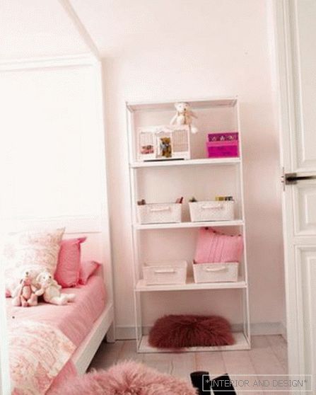 Rózsaszín és lila árnyalatú hálószoba - фото 5