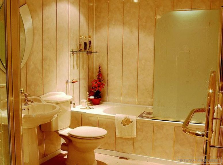A fürdőszoba falainak burkolása műanyag panelekkel 1
