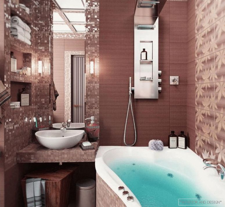 Gyönyörű fürdőszoba egy tipikus házban