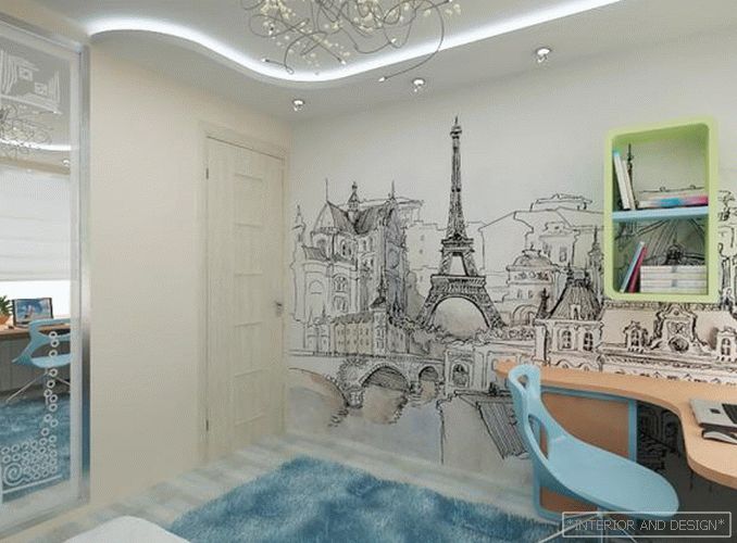 Fénykép szoba tizenéves lány в стиле Párizs