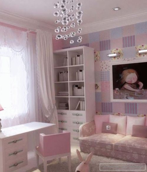 Rózsaszín gyermekszoba