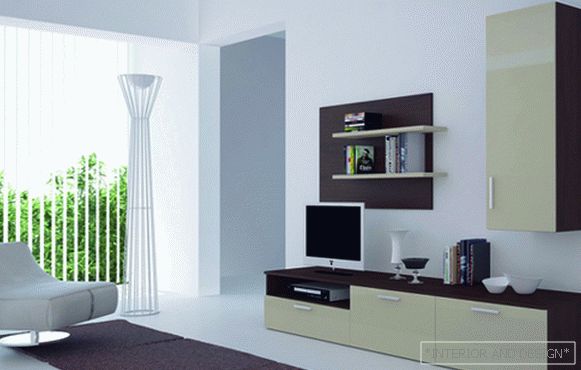 Bútor a nappaliba modern stílusban (minimalizmus) - 2
