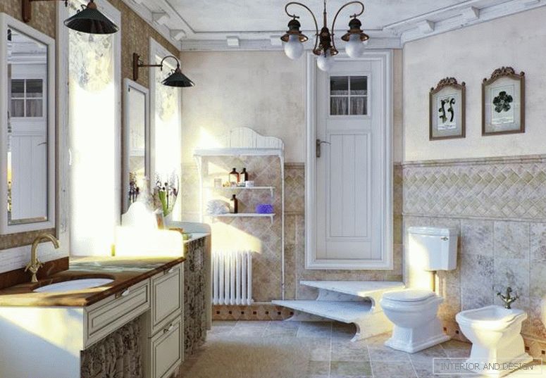 Provence stílusú fürdőszoba 2