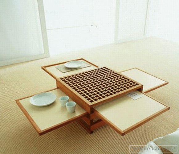 Japán stílusú asztal